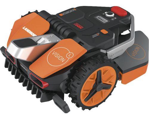 WORX 20V Landroid Vision L1300 22cm/1.300m² robotmaaier met app, zonder begrenzingsdraad WR213E, incl. 4Ah accu en laadstation
