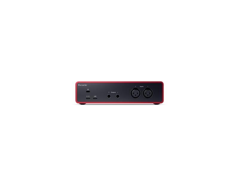 Focusrite Audio Interface Scarlett 2i2 – 4th Generation Audio-Interface mit zwei Ein- und Ausgängen in Studioqualität, neu gemastert für alle Künstler