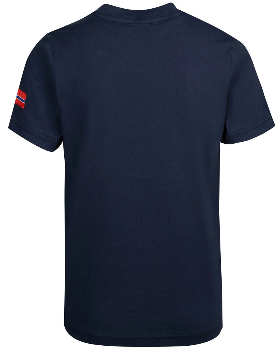 T-Shirt WINDROSE Quick-Dry in navy/cloudy grey
