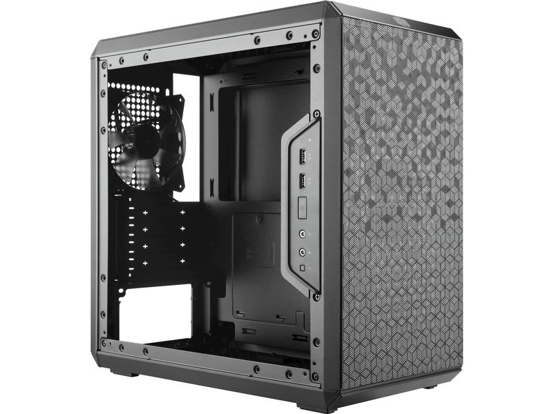 Cooler Master PC-Gehäuse MasterBox Q300L Schwarz Flexibel gestaltbarer Mini-Tower