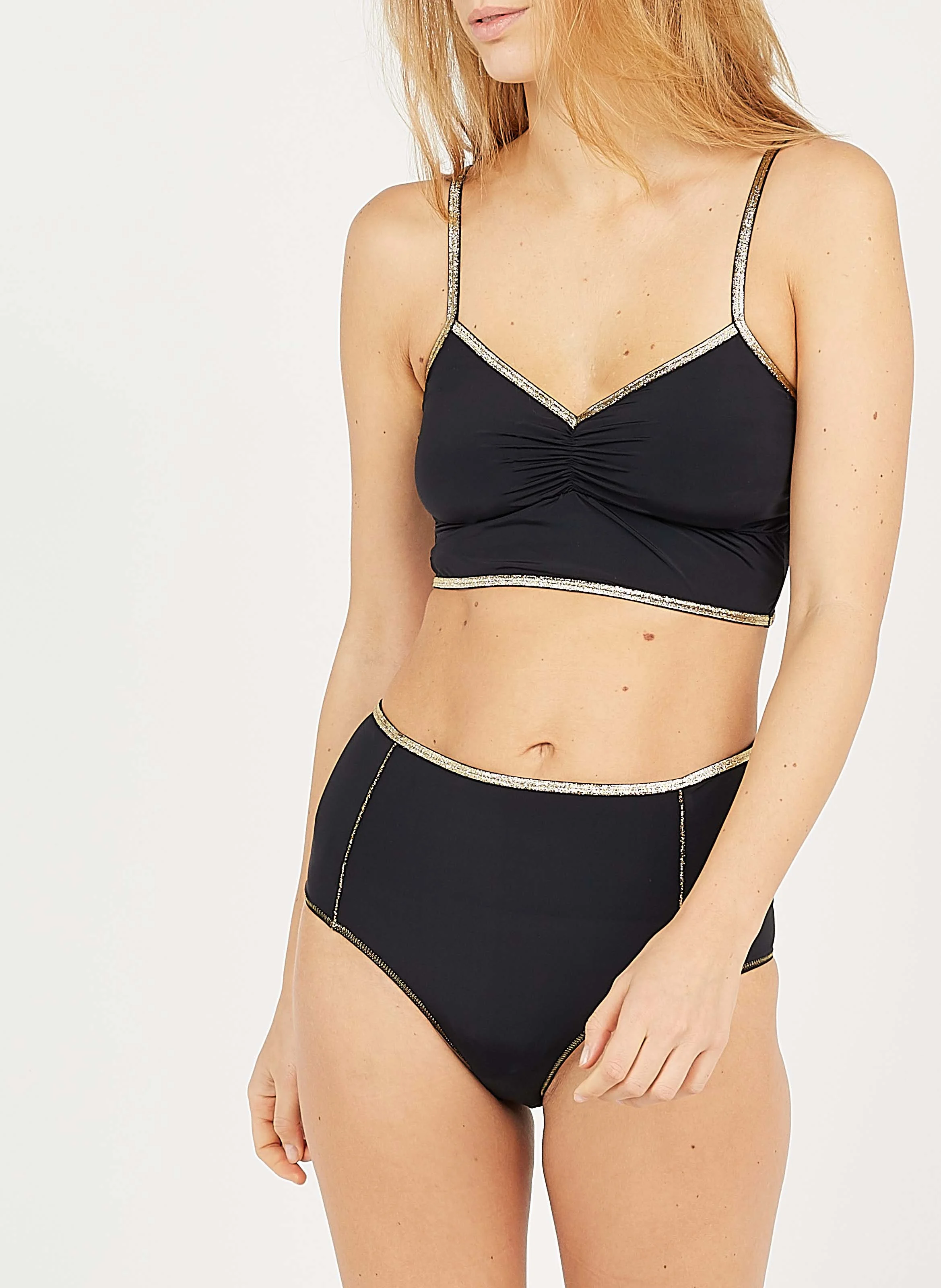 Brassière en microfibre | Noir