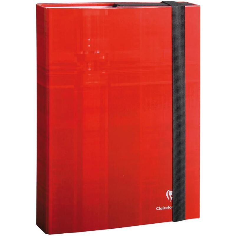 Heftbox boîte de classement rembordée pour documents A4 dos 4cm Couleur aléatoire - Assortis
