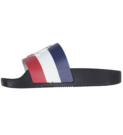Moncler Bådesandaler - Petit Basile - Sort m. Logo