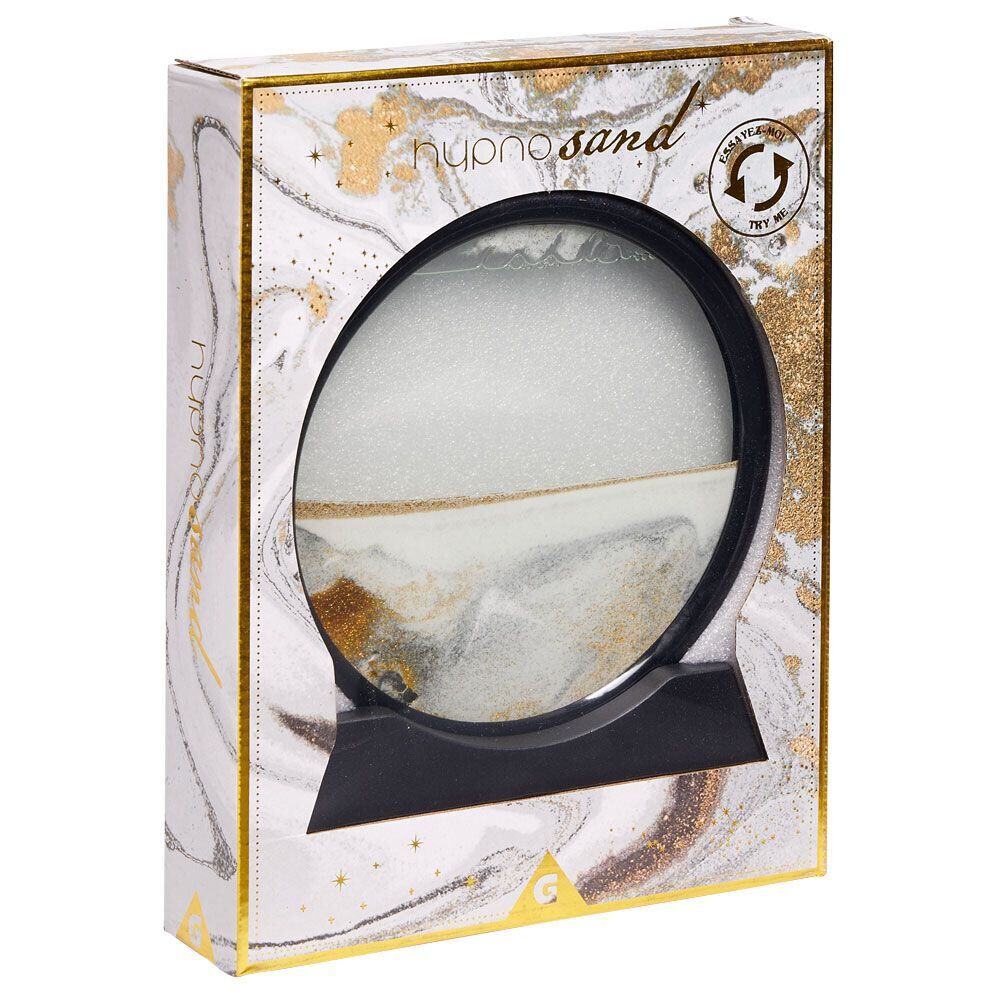 Cadre sable mouvant gris Ø19cm