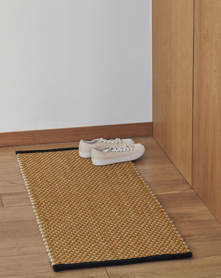 Hay Door Mat Long-Ochre
