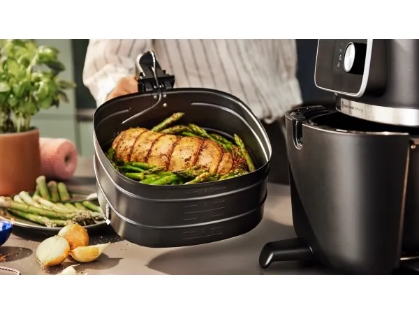 Philips 7000 Series HD9876 - Varmluftsrister - 8.3 liter - 2.2 kW - sort