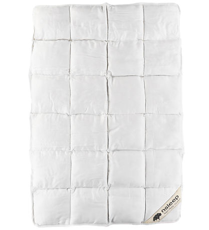 Nsleep Bettdecke - Baby - 70x100 cm - Kapok - Weiß