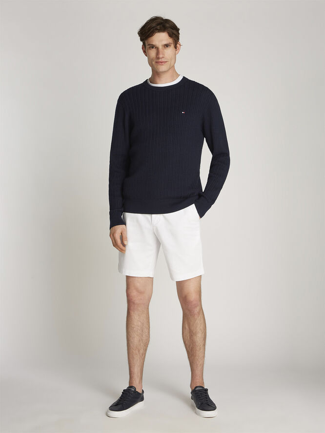 Tommy Hilfiger HERRINGBONE STRUCTURE C NK Desert sky