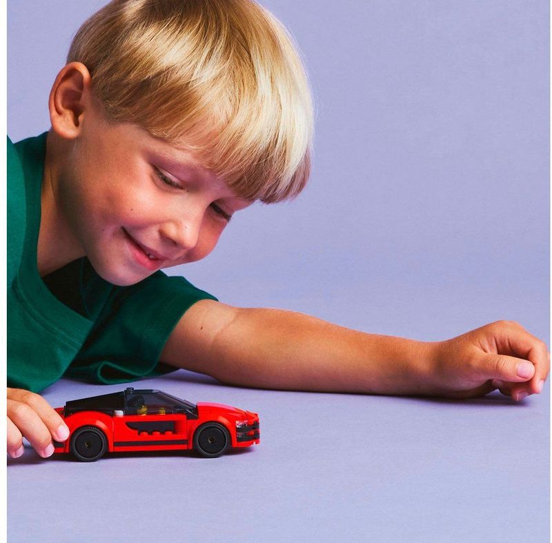 LEGO - City - Sportwagen - Rood - Kunststof
