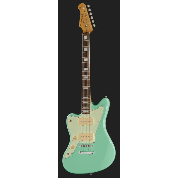 Harley Benton JA-60CC LH Seafoam Gree Set