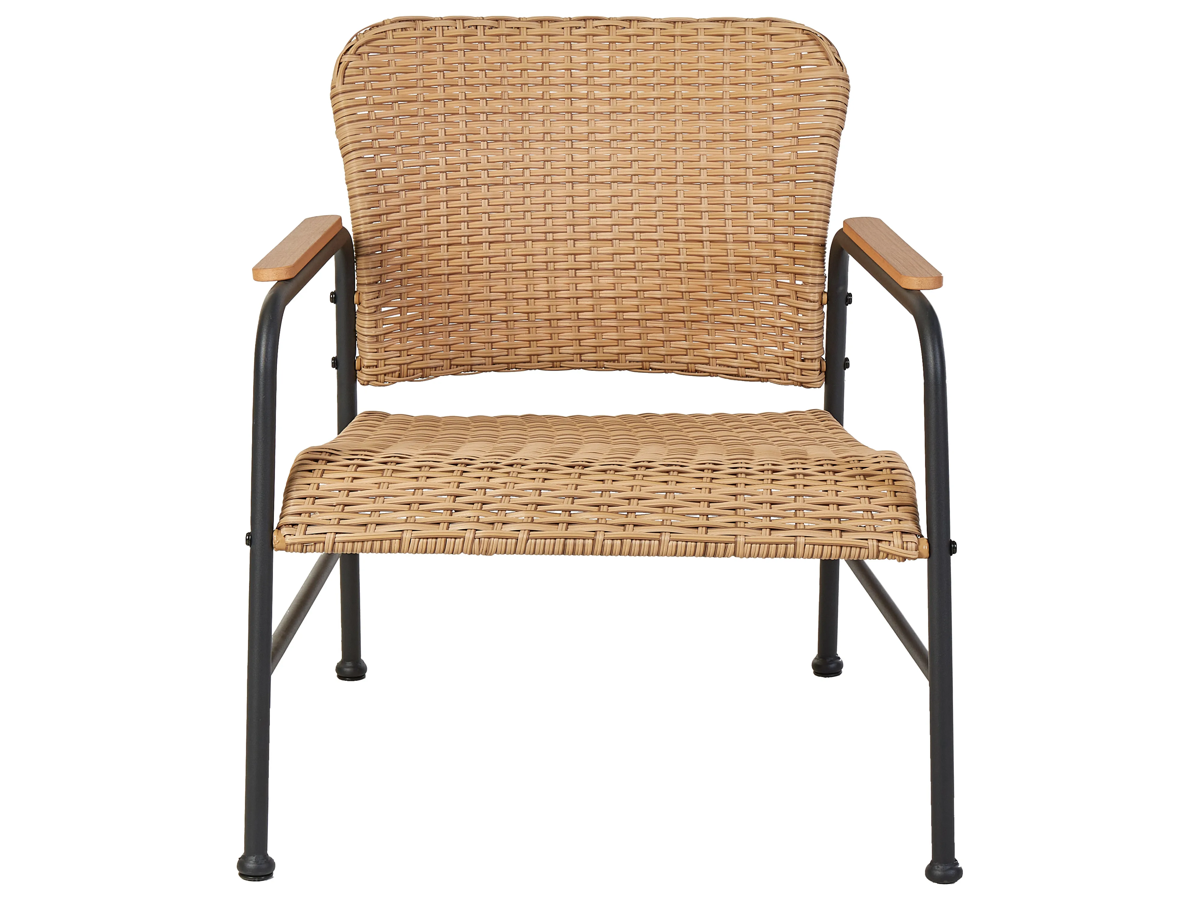Loungeset met tafel 4-zits OFANTO PE rotan Natuurlijk
