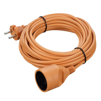 Verlengsnoer 10 Meter Oranje 2x1.5mm