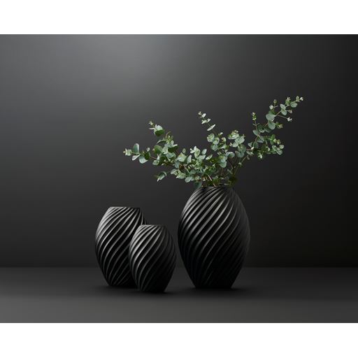 Morsø River Vase, Sort, 16 cm