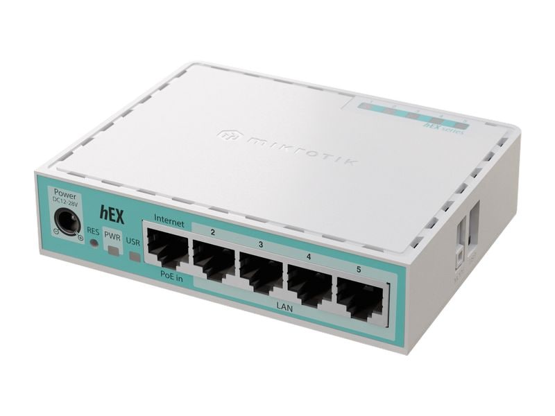 MikroTik Router E50UG hEX refresh Ethernet-Router mit fünf Gigabit-Ports