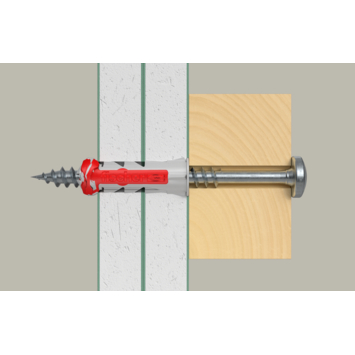Fischer Universeelplug DuoPower 5x25 mm met bolkopschroef 50 stuks