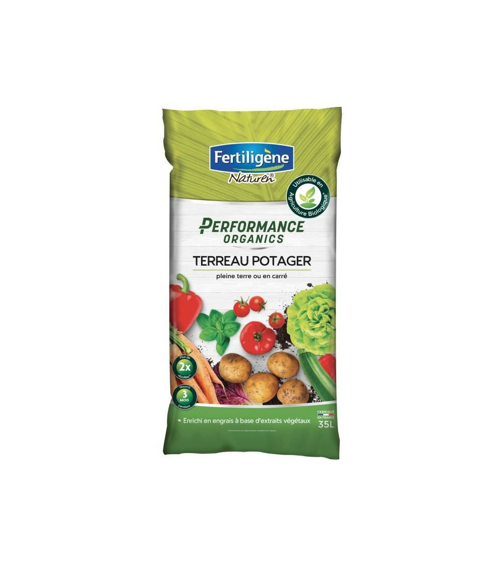 Terreau performance organics potager - 35 l