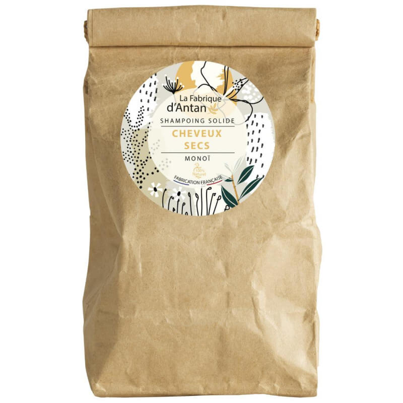 Shampooing solide cheveux secs monoï Man's Beard 50g