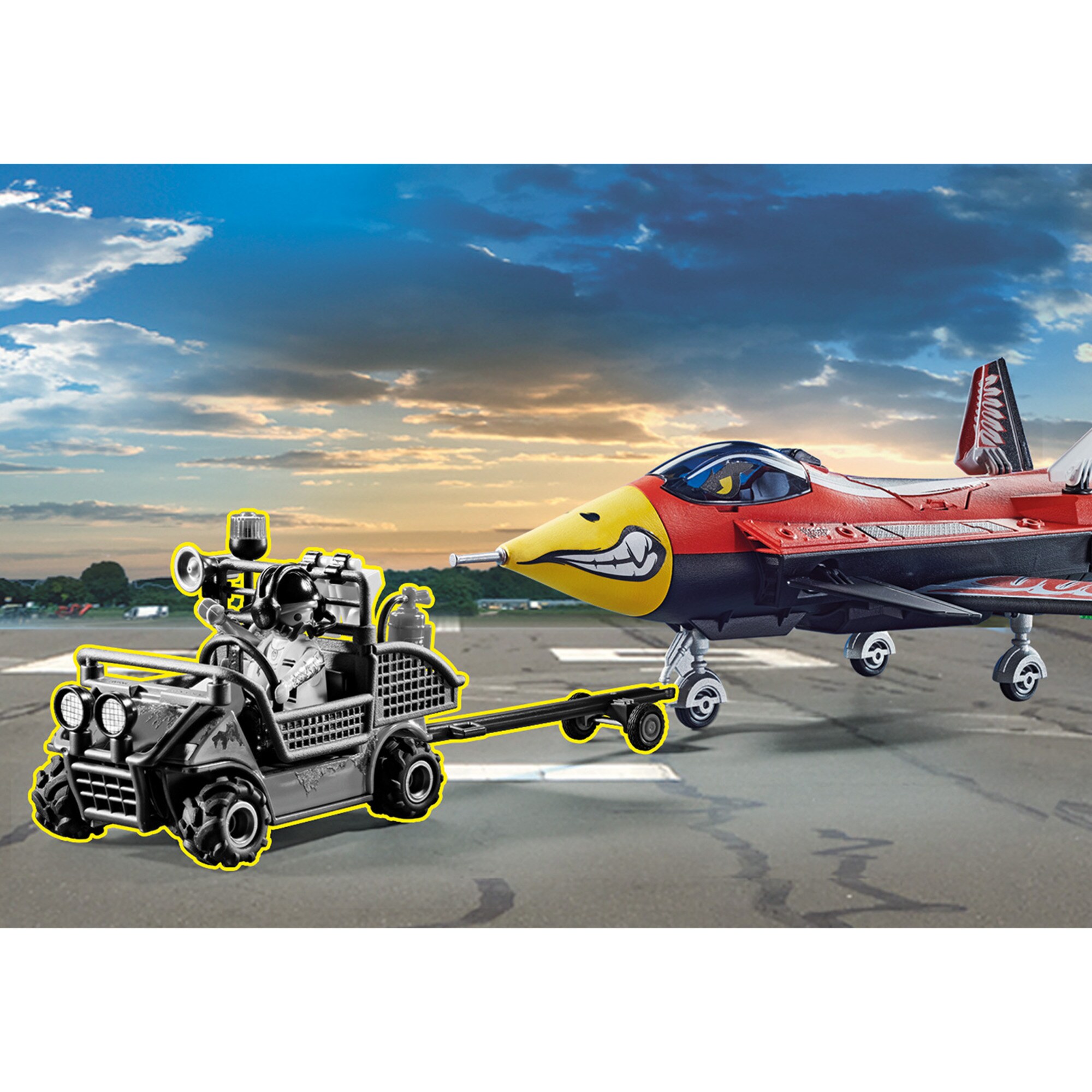 PLAYMOBIL Konstruktionsspielzeug Air Stuntshow Düsenjet 