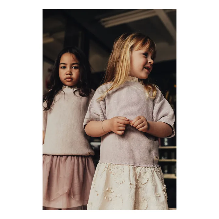Baje Studio Robe Mesi Brodée | Lilas