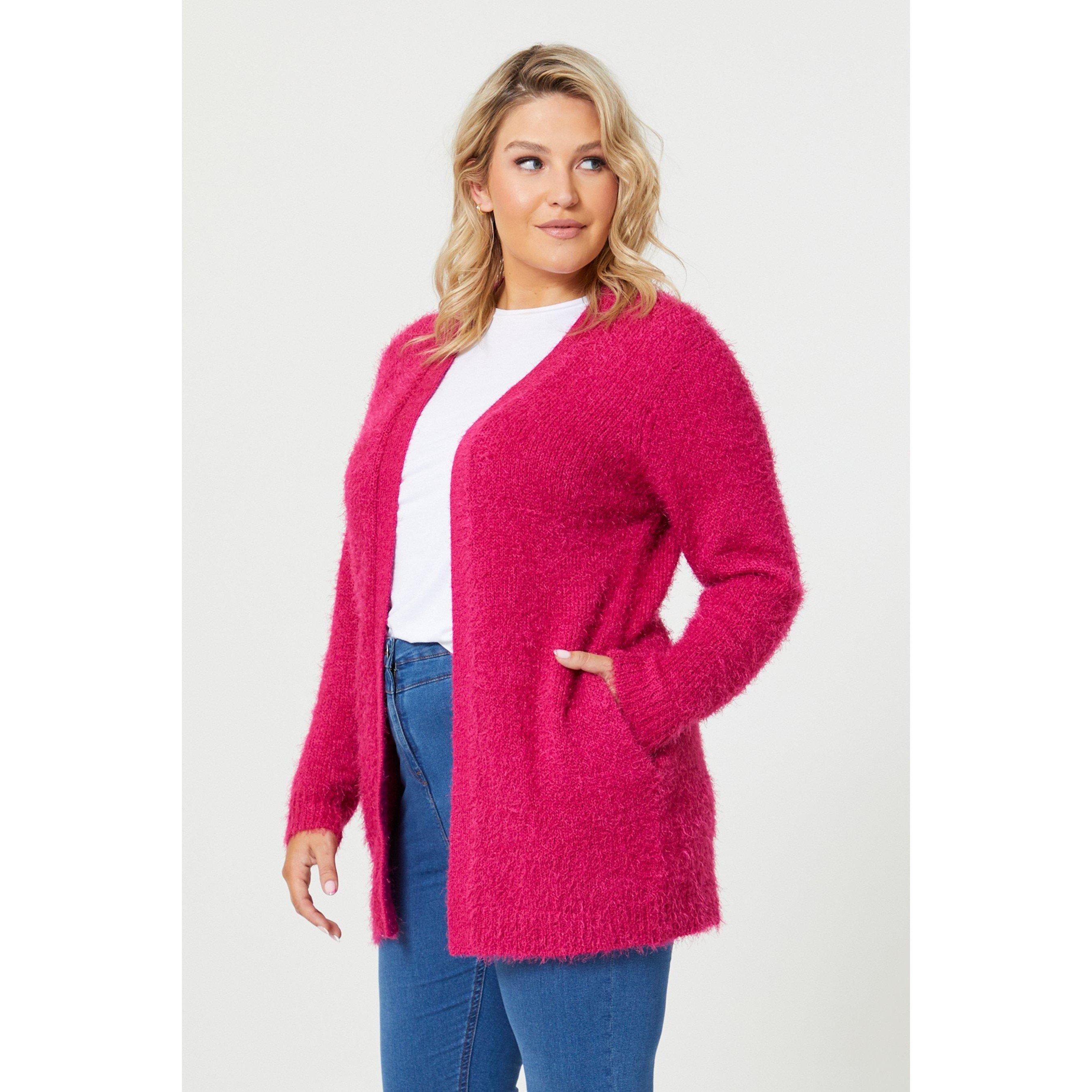 Be You Ladies Fluffy Knit Cardigan
