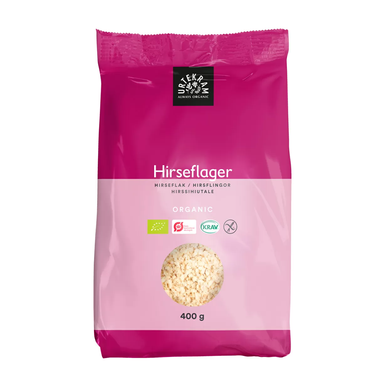 Urtekram Hirseflager Ø - 400 g