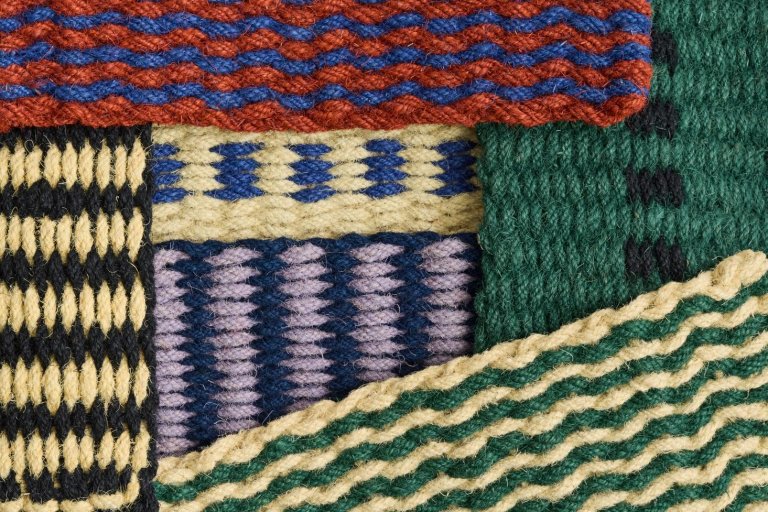 Hay Coco deurmat Stripe 40x80 Dark Green/White