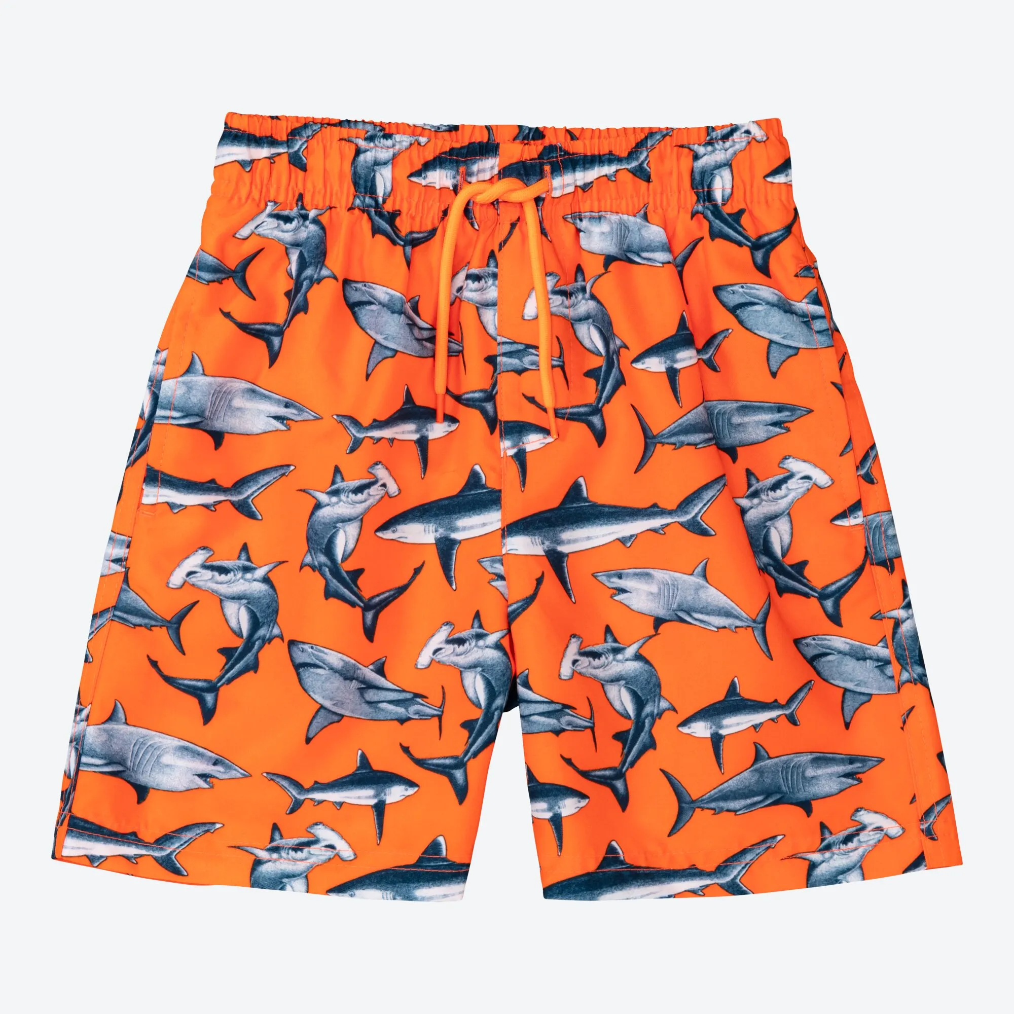Jungen-Badeshorts mit Hai-Muster