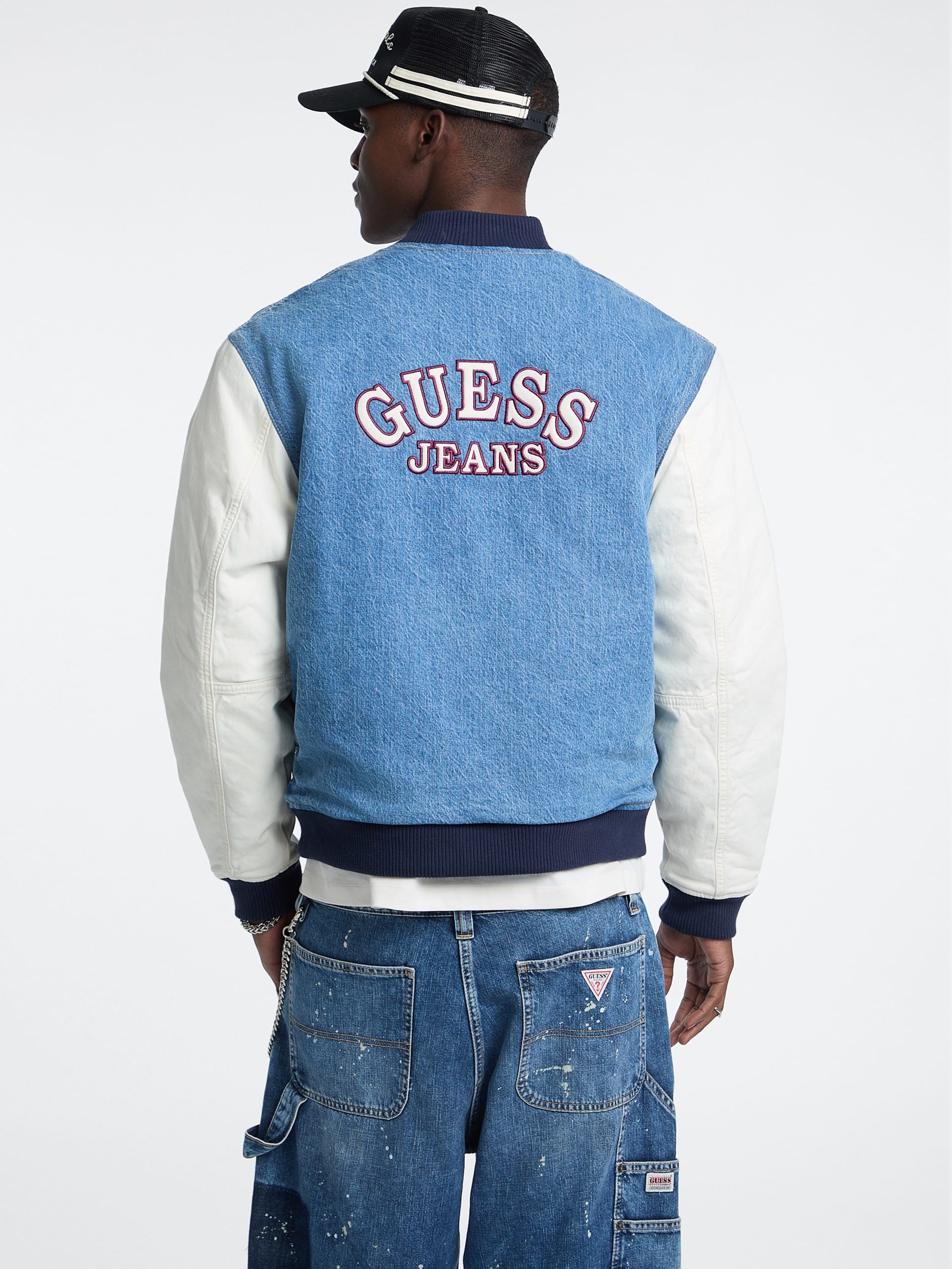Jaqueta estilo colegial jeans