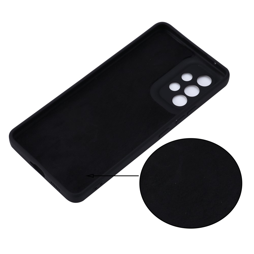 Samsung Galaxy A33 5G Silikon Case Hülle - Schwarz