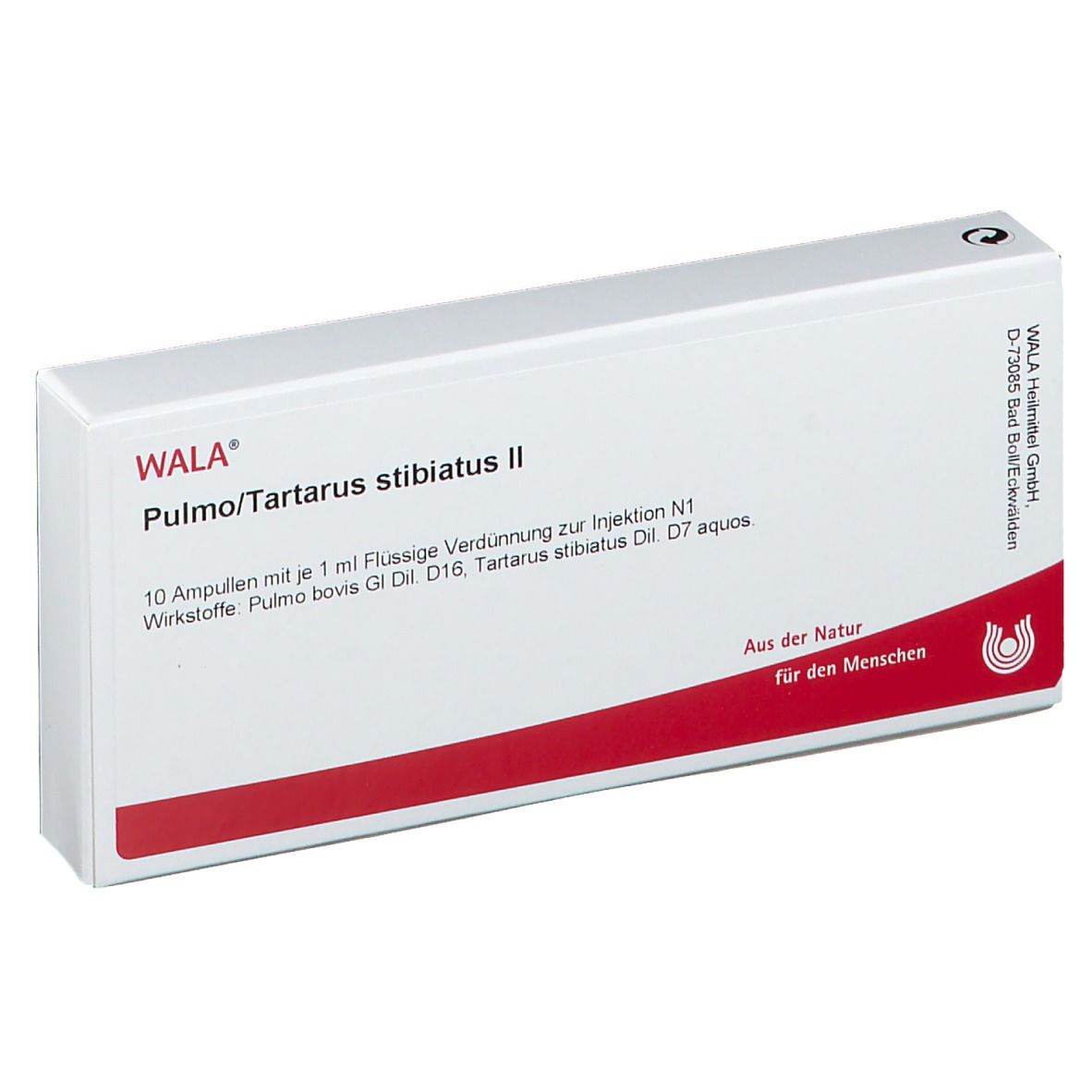 Wala® PULMO/ Tartar. Stib. Ii Amp.