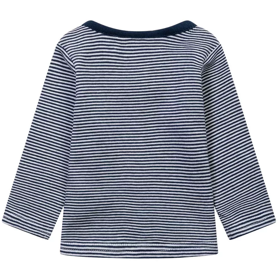 MINOTI 3er-Pack Longsleeves WeißDunkelblau