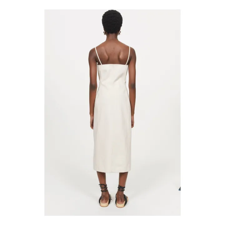 Rodebjer Robe Boutonnée Wilma | Beige