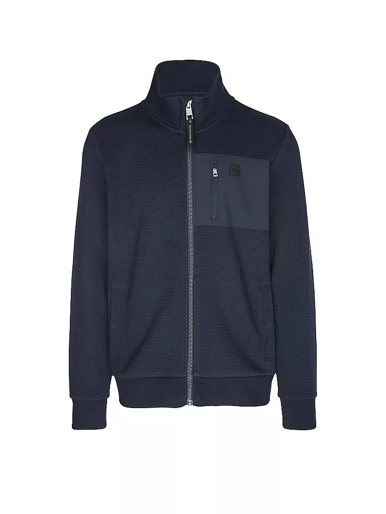 TOM TAILOR Sweatjacke dunkelblau