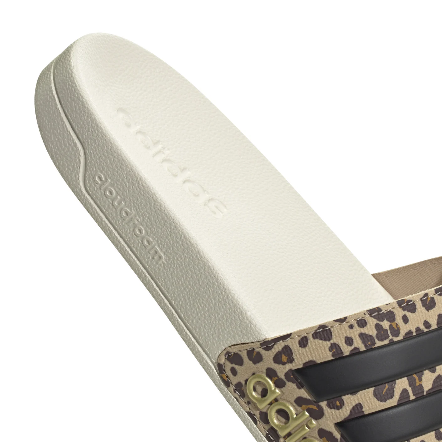 Adidas Adilette Shower Slippers Camo Wit Zwart Goud