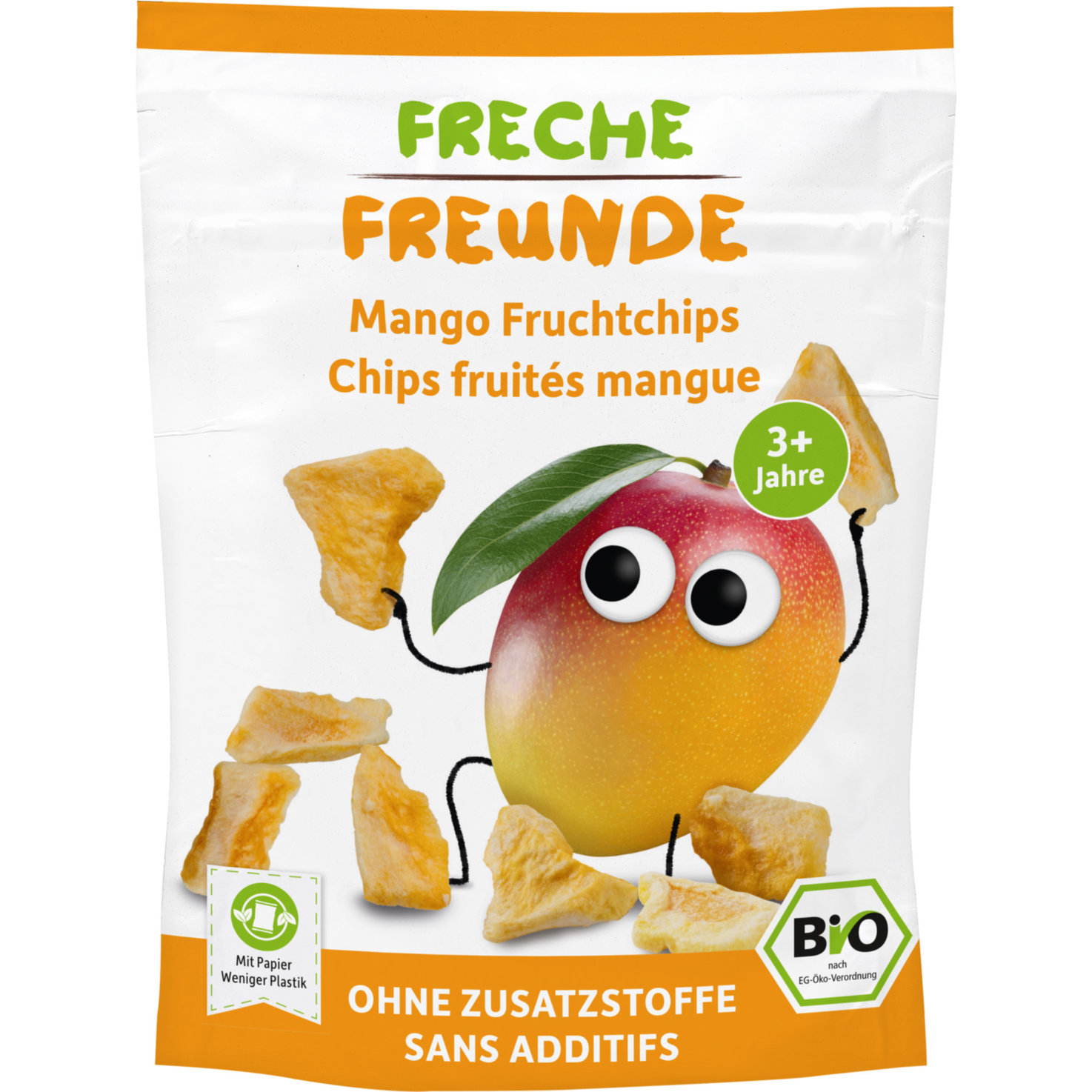 Freche Freunde Bio Fruchtchips Mango 36+ Monate