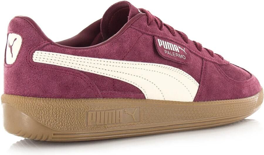 Puma Palermo ruby shimmer alpine snow Leer Unisex