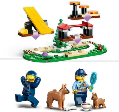 LEGO City Police 60369 Mobilt treningssett for politihunder