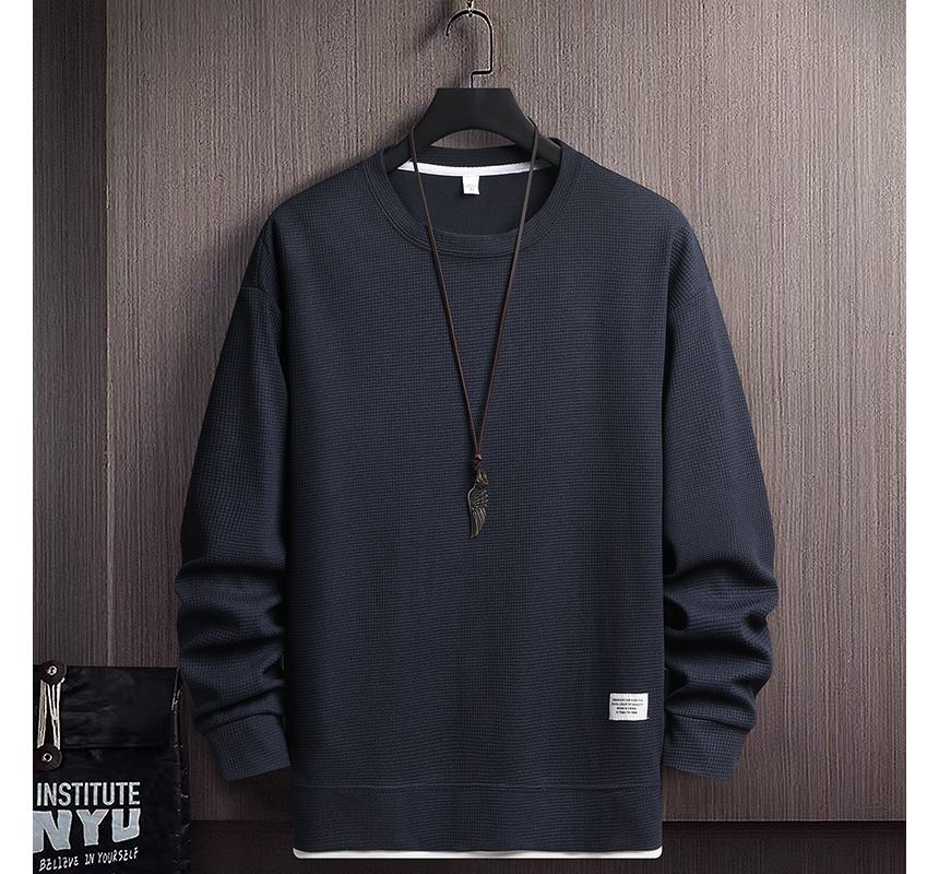 Blueforce - Sweatshirt met ronde hals en letters