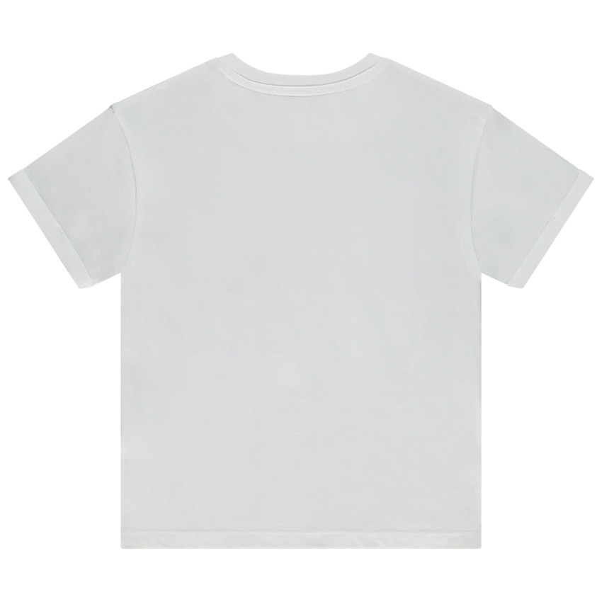 T-shirt manches courtes avec Tour Eiffel mat brodé pour garçon