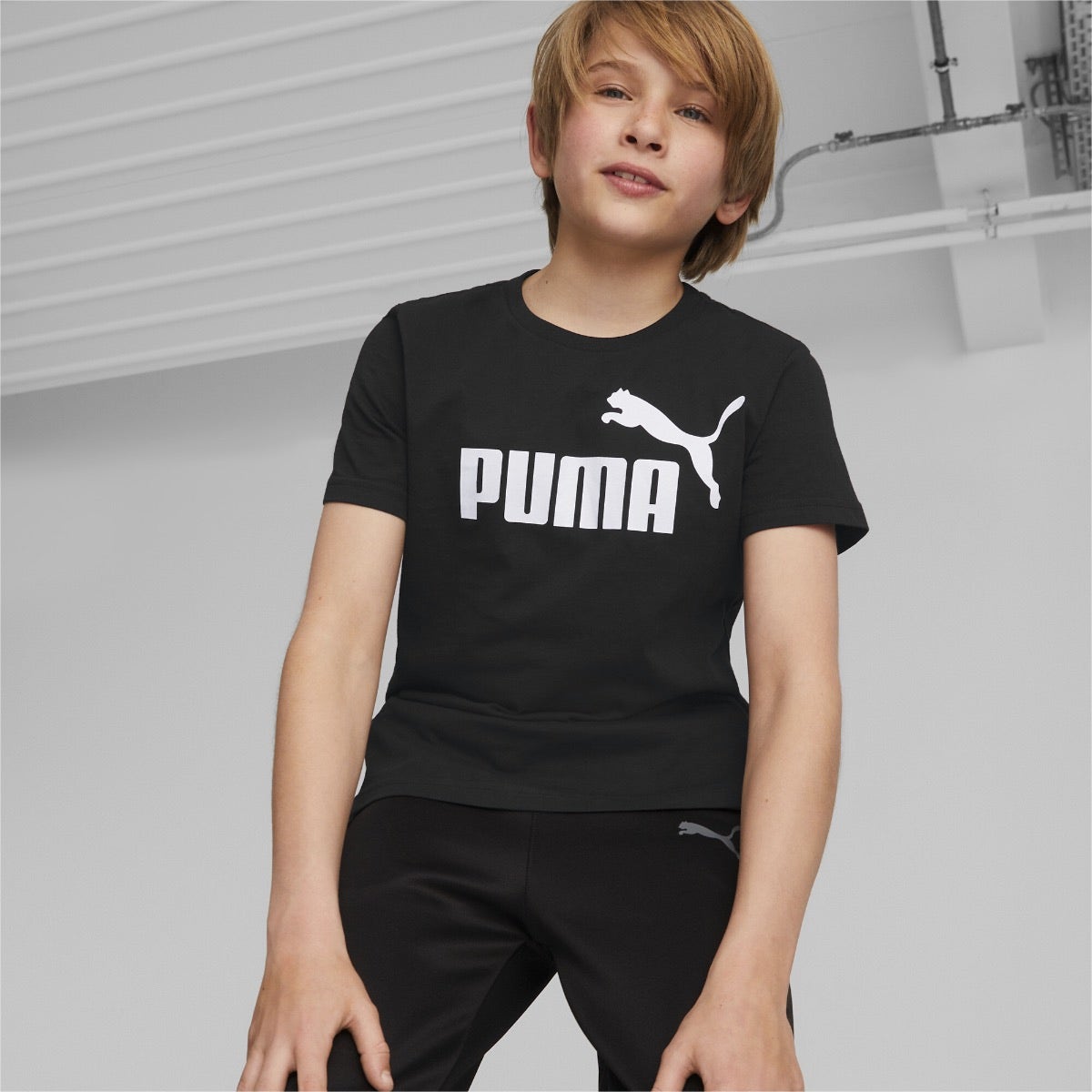 PUMA  Essentials Logo Tee Kids