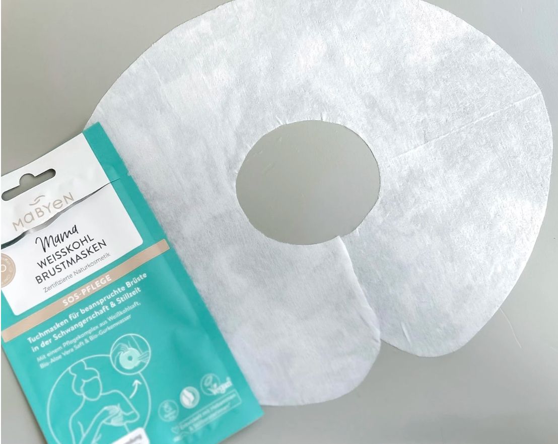 MABYEN Weißkohl Brustmaske