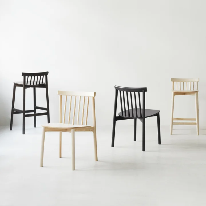 Normann Copenhagen - Pind Barstuhl, 65 cm, Esche natur