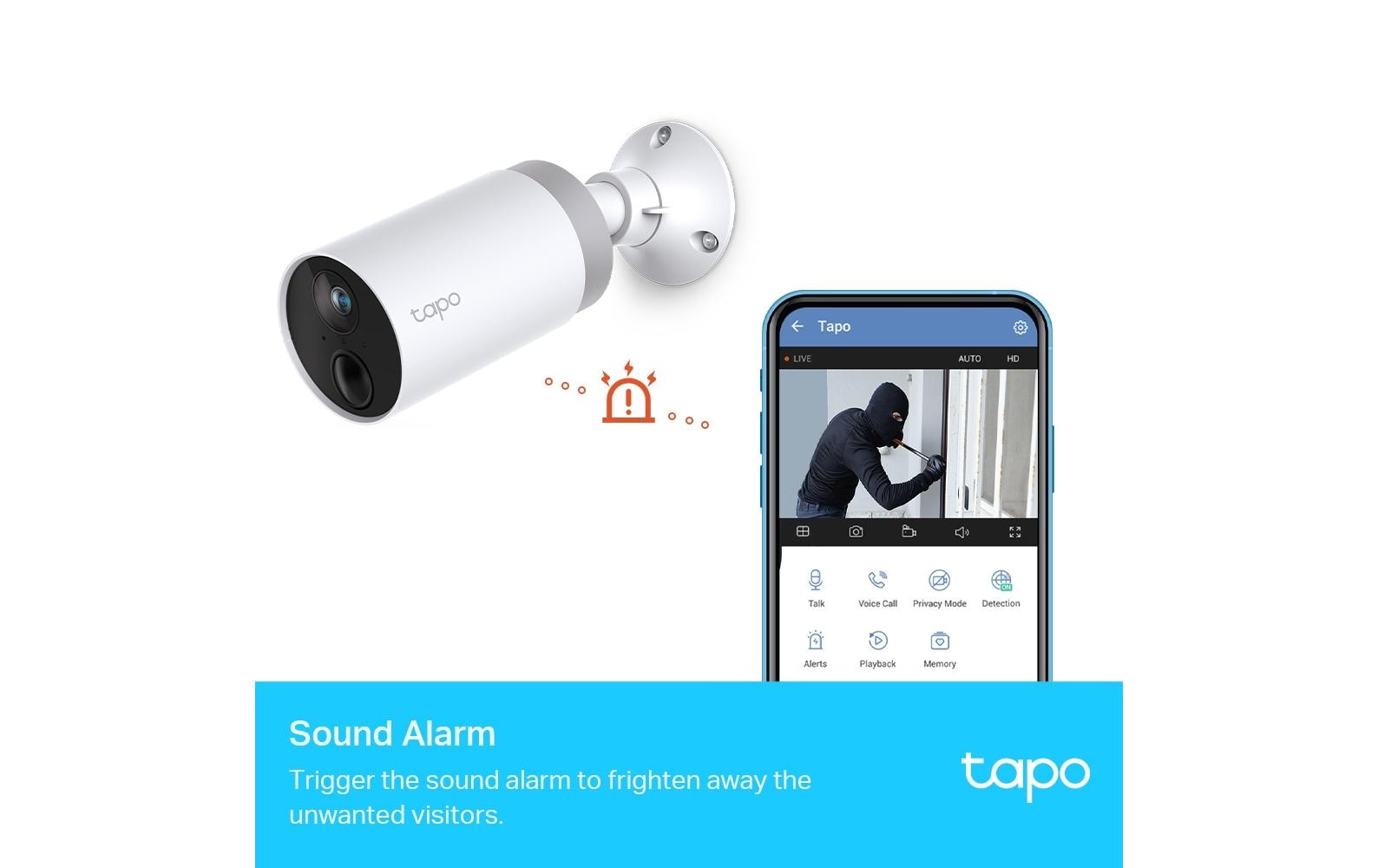 Überwachungsset Tapo C400S2<br>Überall installieren mit langer Batterielebensdauer – Intelligentes drahtloses Sicherheitskamerasystem