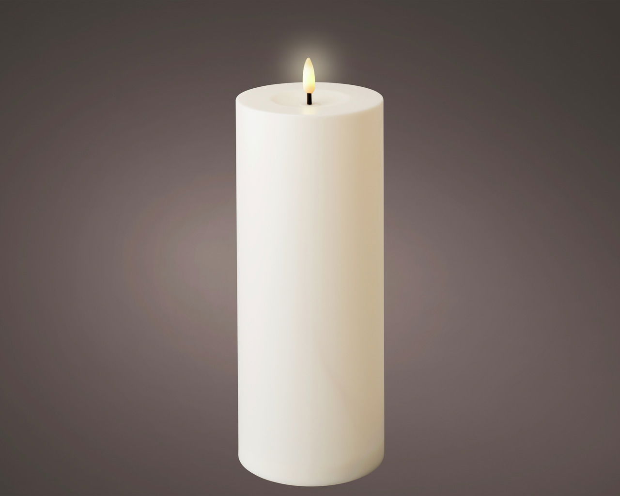 Lumineo LED-Kerze Wachs