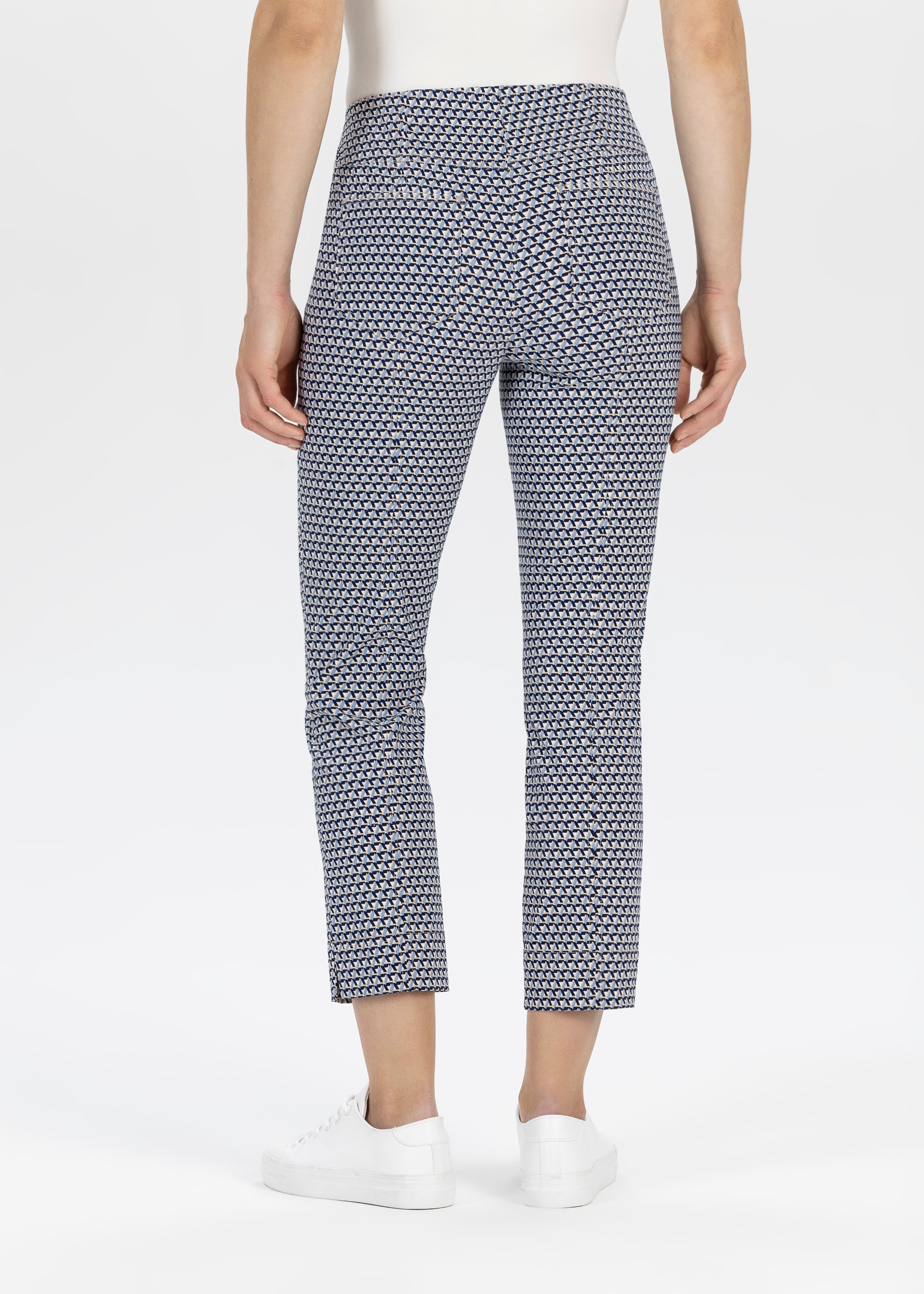 Stehmann 3/4-Hose  mit Minial-Muster