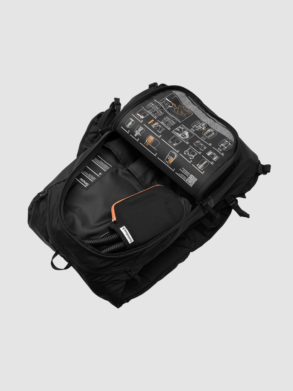 Db Snow Pro 8L Vest X Safeback Set Backpack black out
