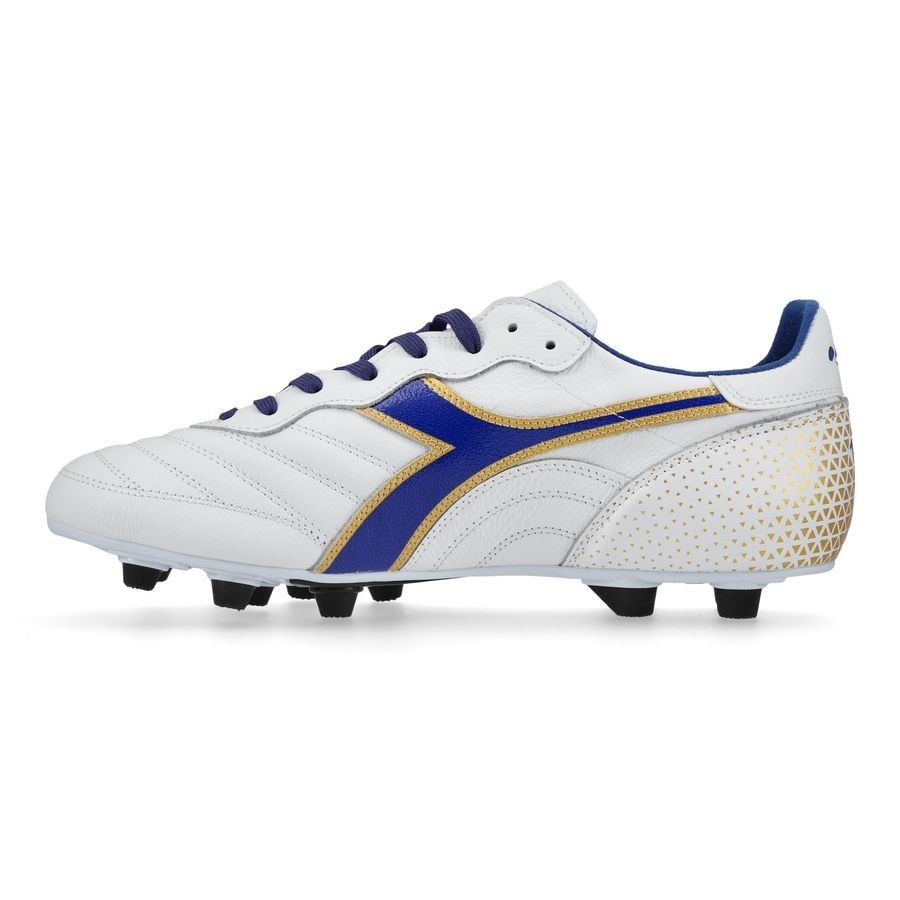 Diadora Brasil Italie OG GR LT  MDPU FG - Blanc/Bleu/Doré