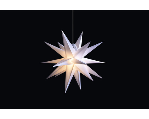 Vouwster, 18 punten, wit, 40 cm, LED