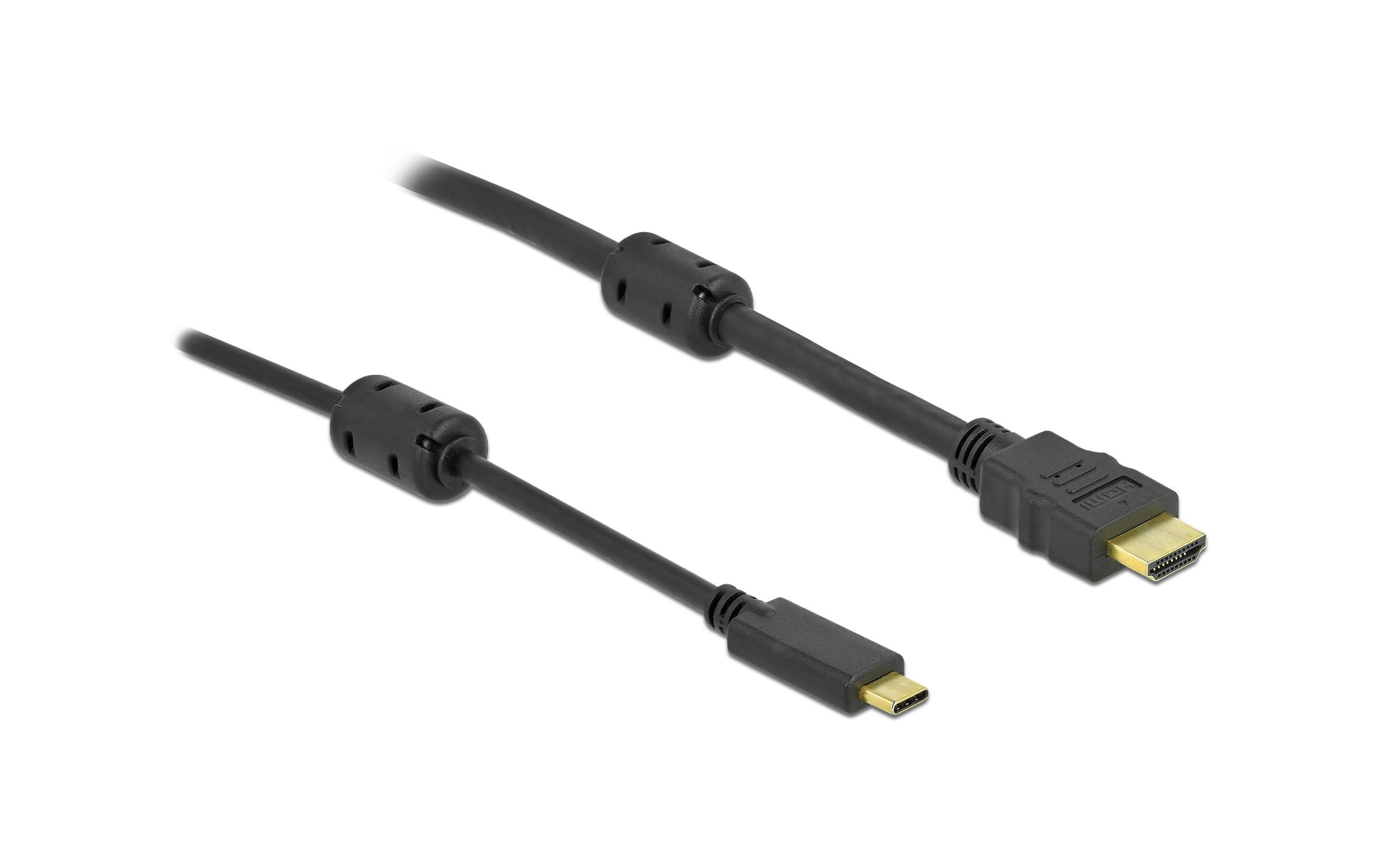 Kabel USB-C - HDMI , 4K/60Hz, aktiv, 7 mDelock Aktives USB Type-C zu HDMI Kabel (DP Alt Mode) 4K 60 Hz 7 m