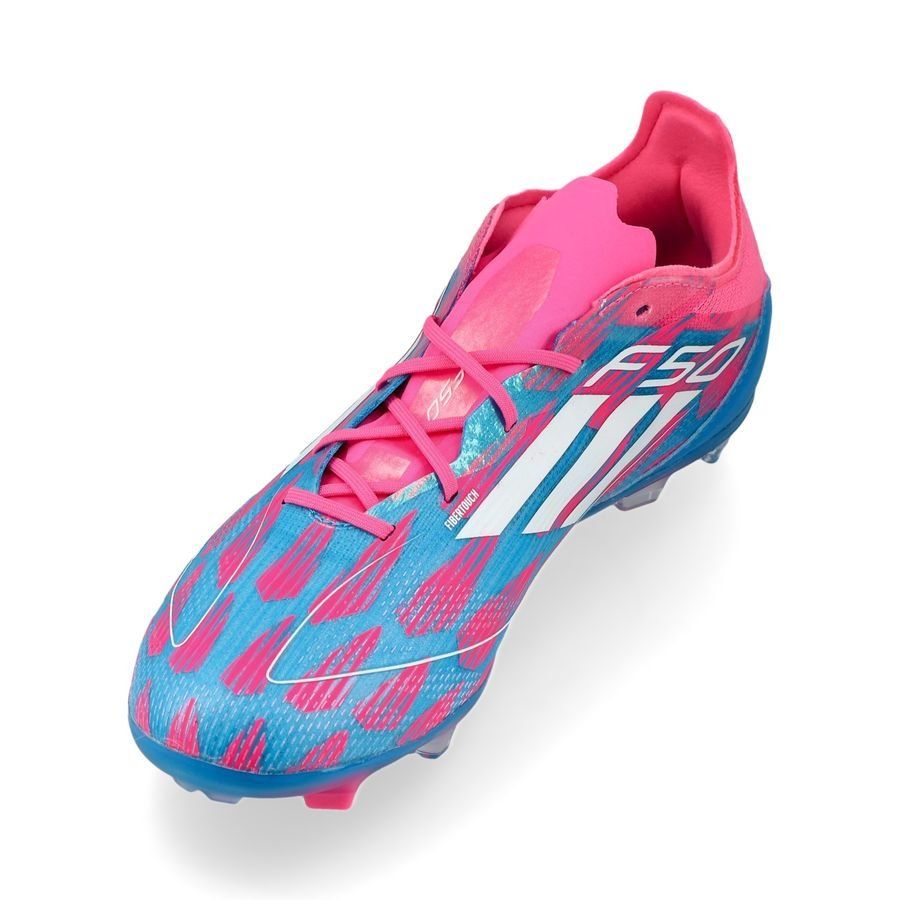 adidas F50 Pro FG Reemergence - Bleu/Blanc/Rose Enfant